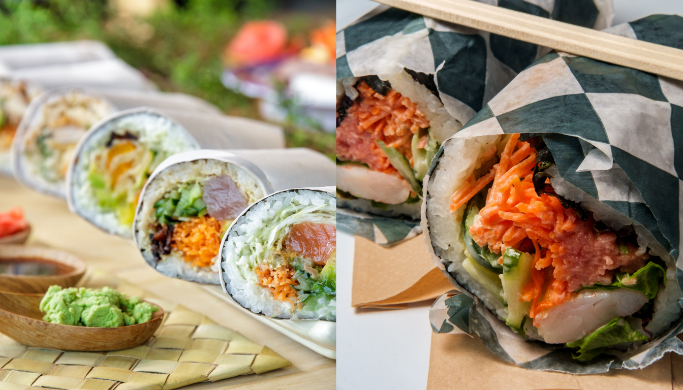 Sushi Burrito Recipe A Trendy Fusion Lunch Idea