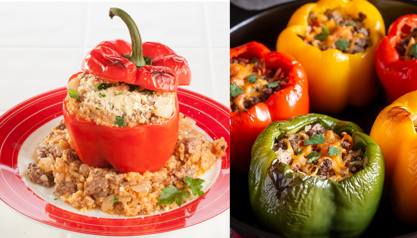 Vegetarian Stuffed Bell Peppers Recipe A Healthy Plant-Based Dinner Idea