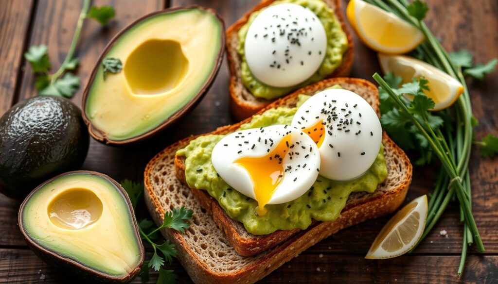 Making the best avocado toast with poached egg needs the right ingredients. With a few top-notch items, you can make a tasty and healthy meal. This avocado toast recipe is great for lunch or any time.