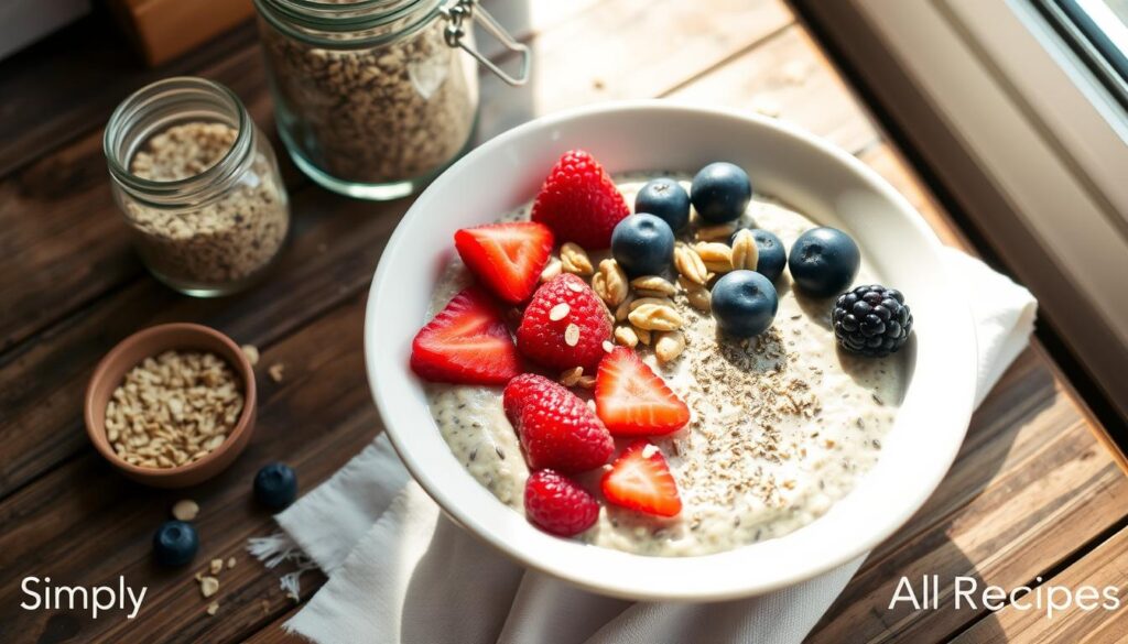 Berries add flavor and antioxidants to your oatmeal. Choose berries that are bright and firm. Mixing strawberries, blueberries, and raspberries gives a mix of tastes and nutrients.