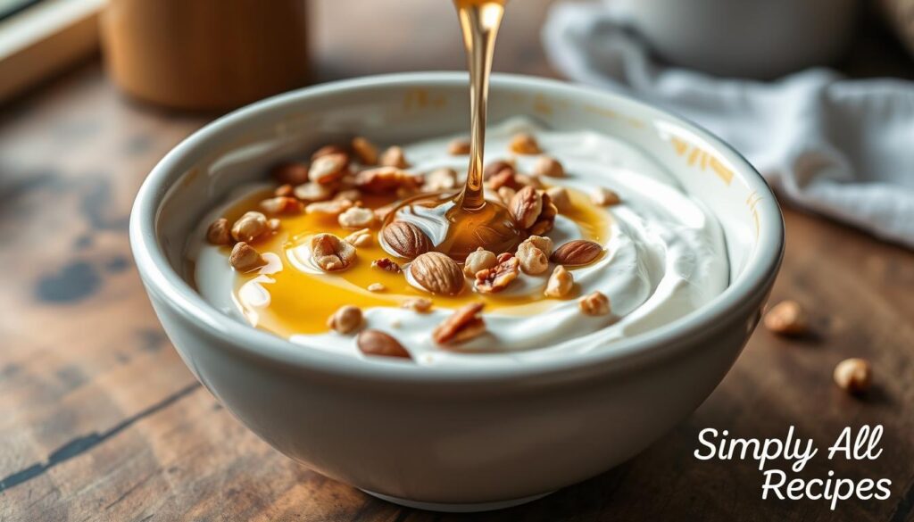 Greek Yogurt with Honey and Nuts