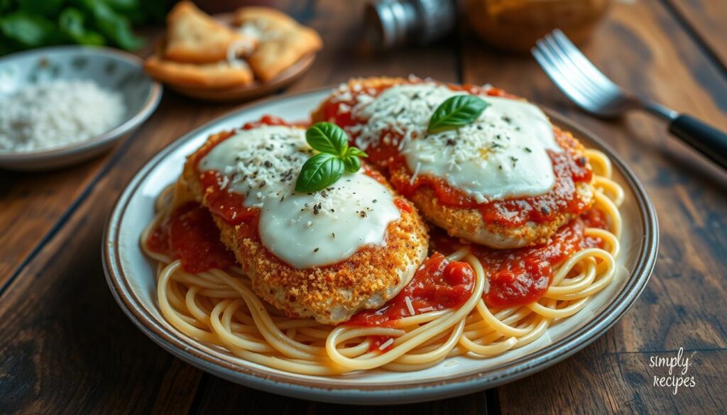 Chicken Parmesan Spaghetti